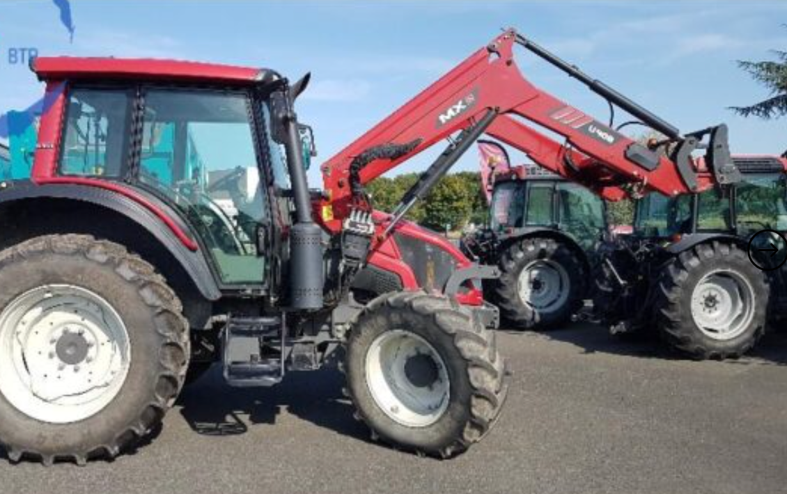 Équipement agricole Valtra N103 – 2016 – 100 ch – 2 473 h – Occasion