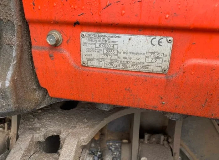 Kubota KX030-4 – 2020